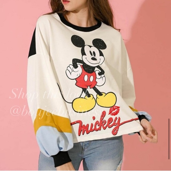 ZARA BNWT Disney Mickey Mouse Sweatshirt - Picture 3 of 7